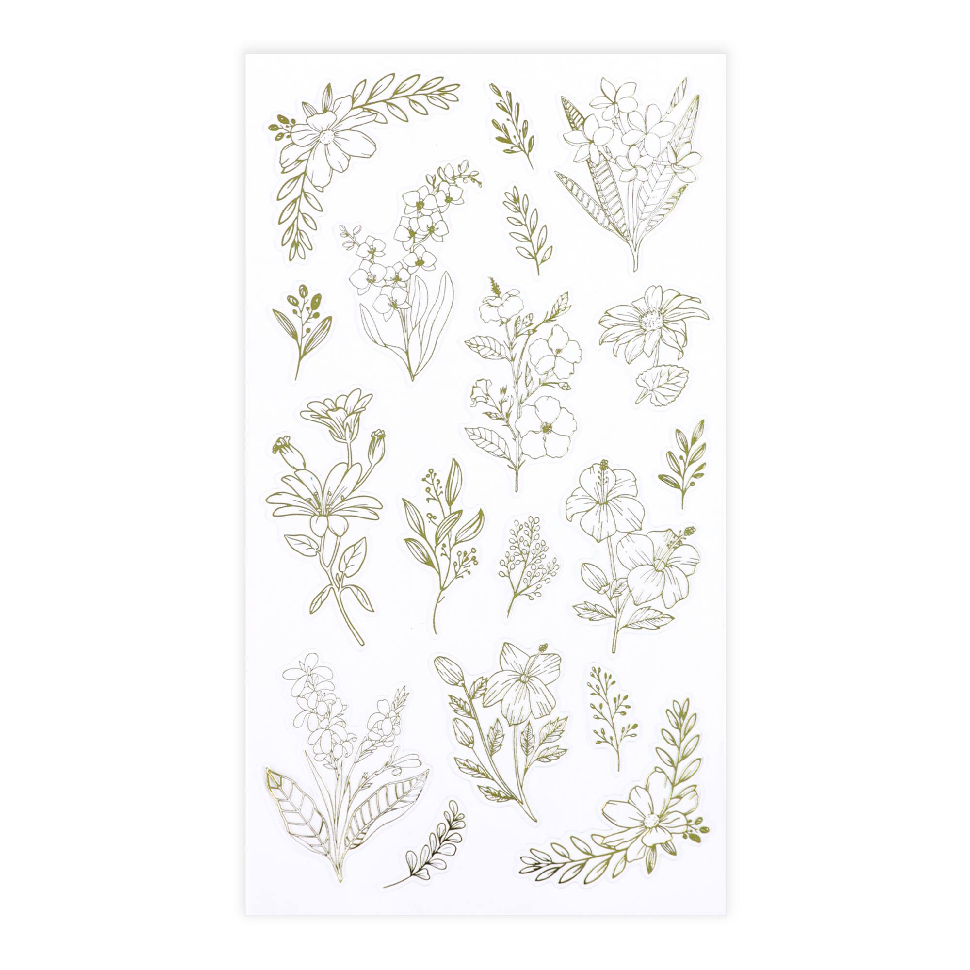 Gold Flower Stickers by Recollections™